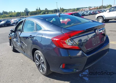 2018 Honda Civic Ex-L from USA, damaged, VIN JHMFC1F72JX041149